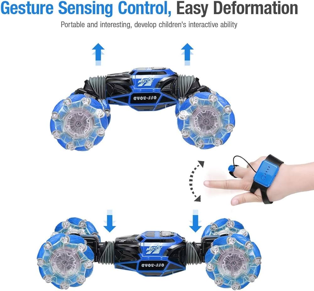 Megatoys™ Gesture sensing drift dump twist stunt car hand motion for kids