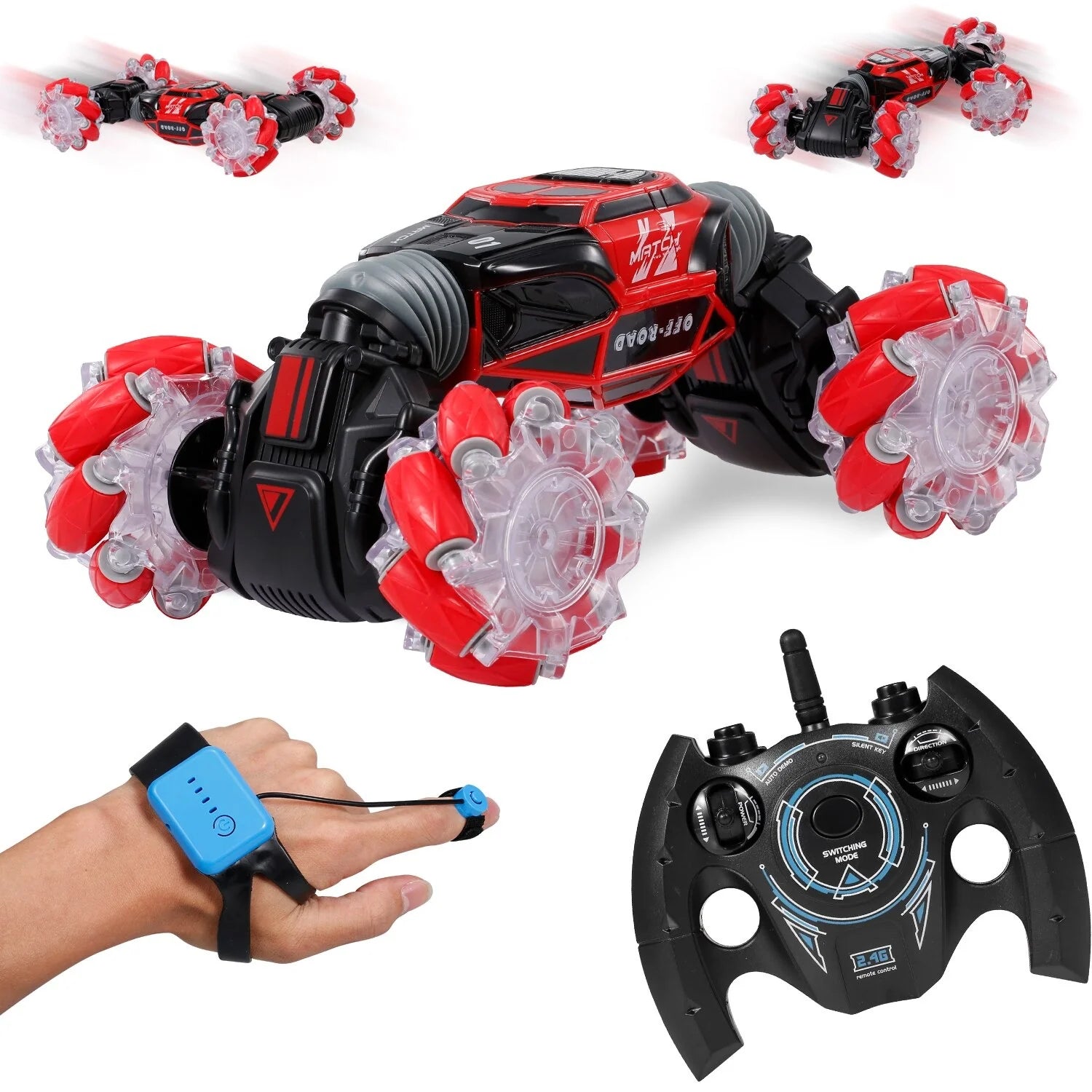 Megatoys™ Gesture sensing drift dump twist stunt car hand motion for kids